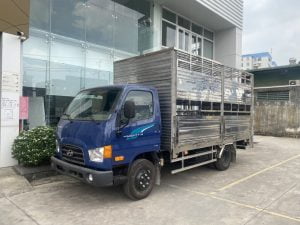 hyundai 3,5 tấn chở gia súc
