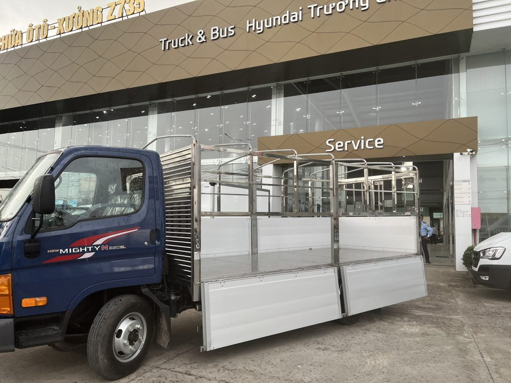hyundan n250sl thùng bạt bửng nhôm